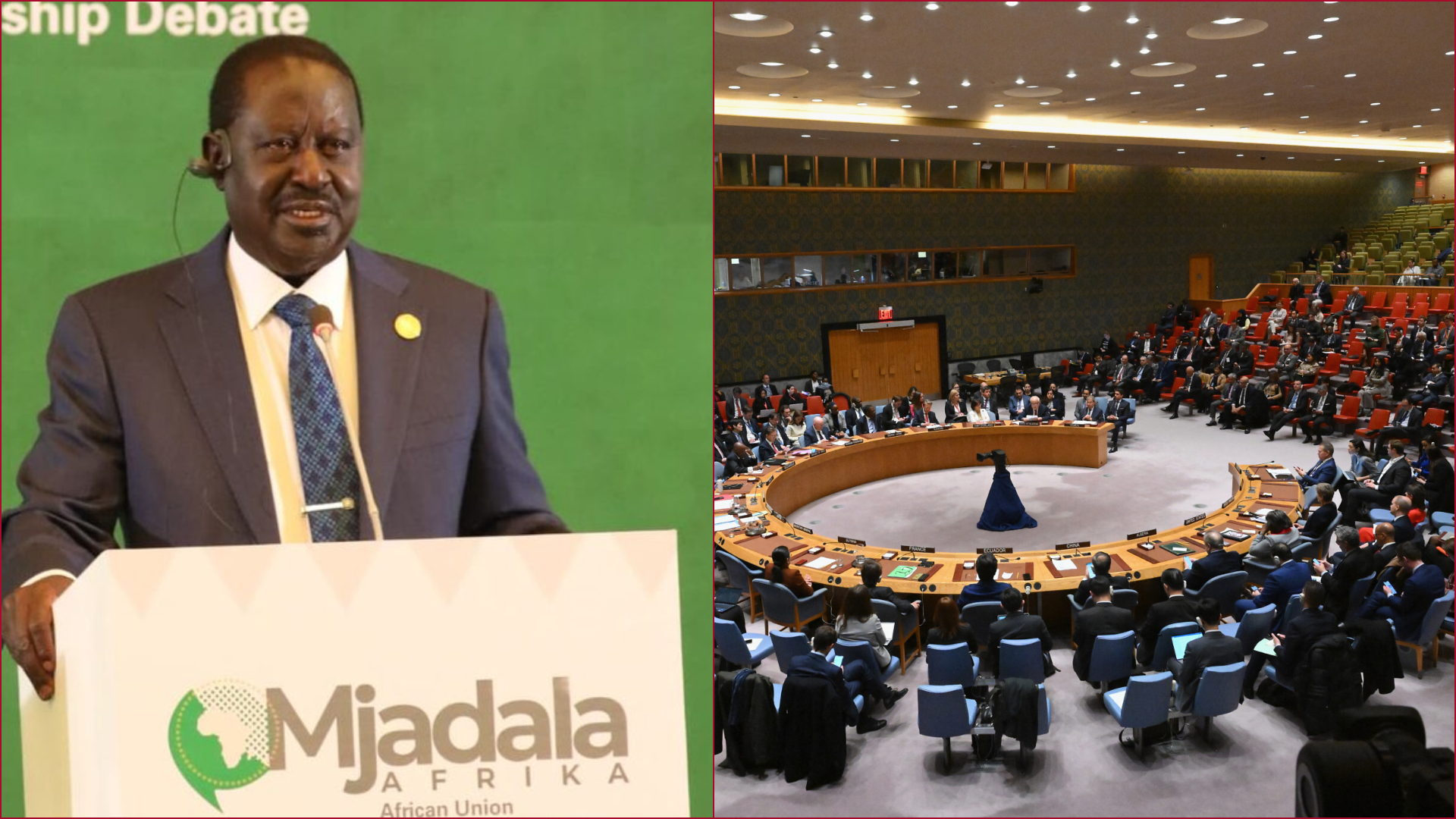 Kenyan candidate for AUC chairmanship Raila Odinga says he would push for Africa's representation in the UN Security Council.